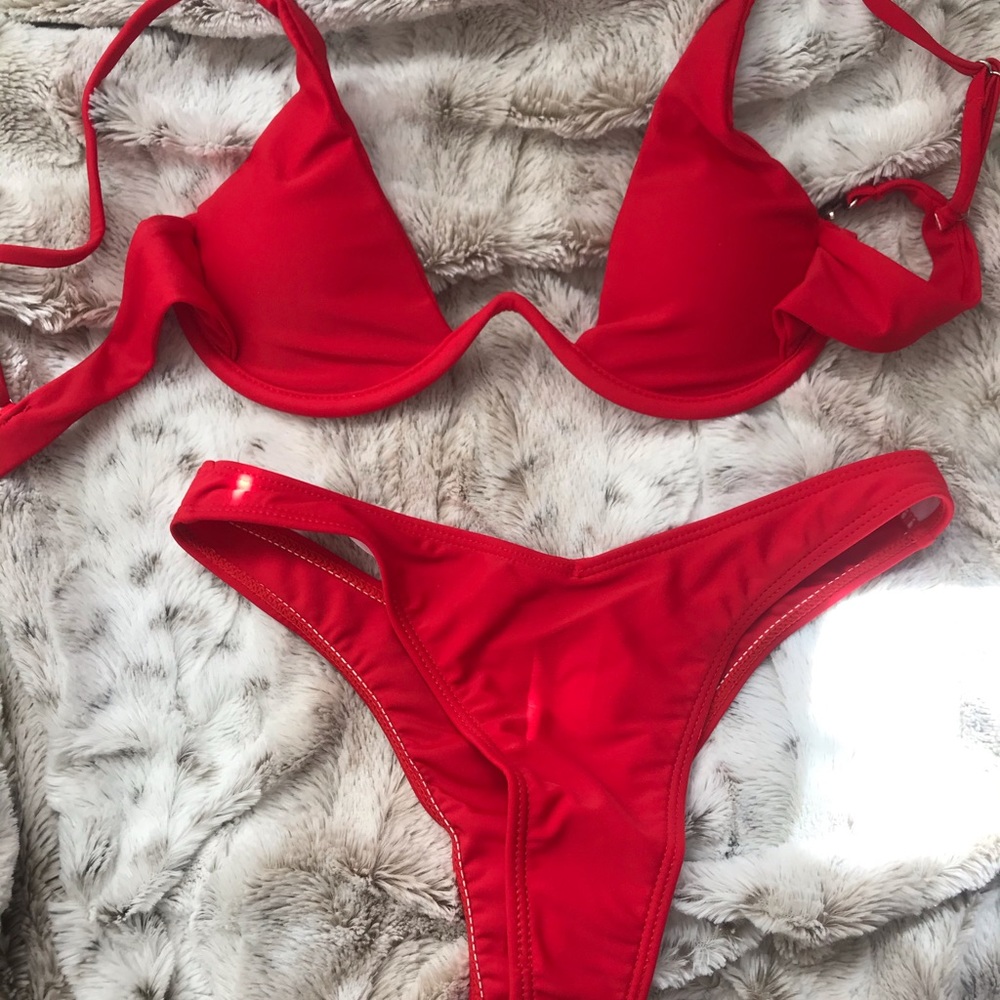 Zaful Red Bikini